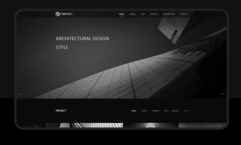 高端展示型网站制作